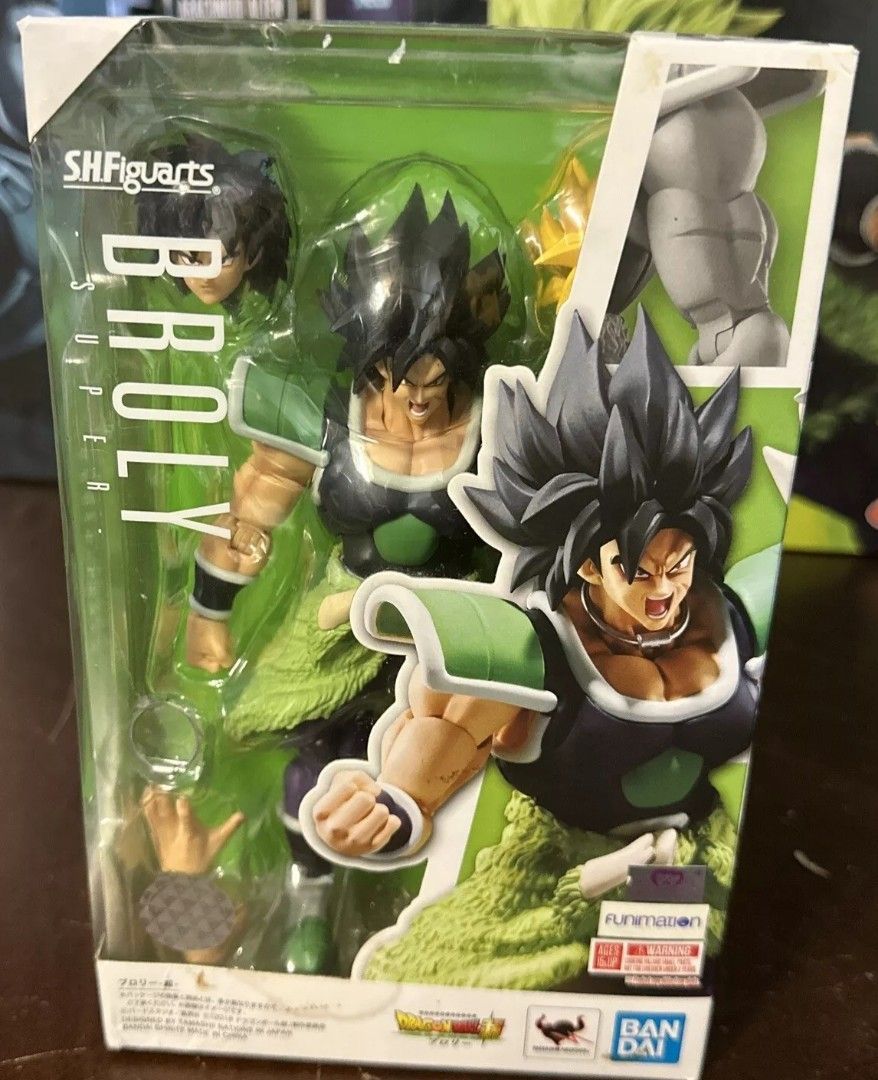 S.H.Figuarts SHF Dragonball Super Broly & Super Saiyan Broly Full Power Set  of 2, Hobbies & Toys, Toys & Games on Carousell