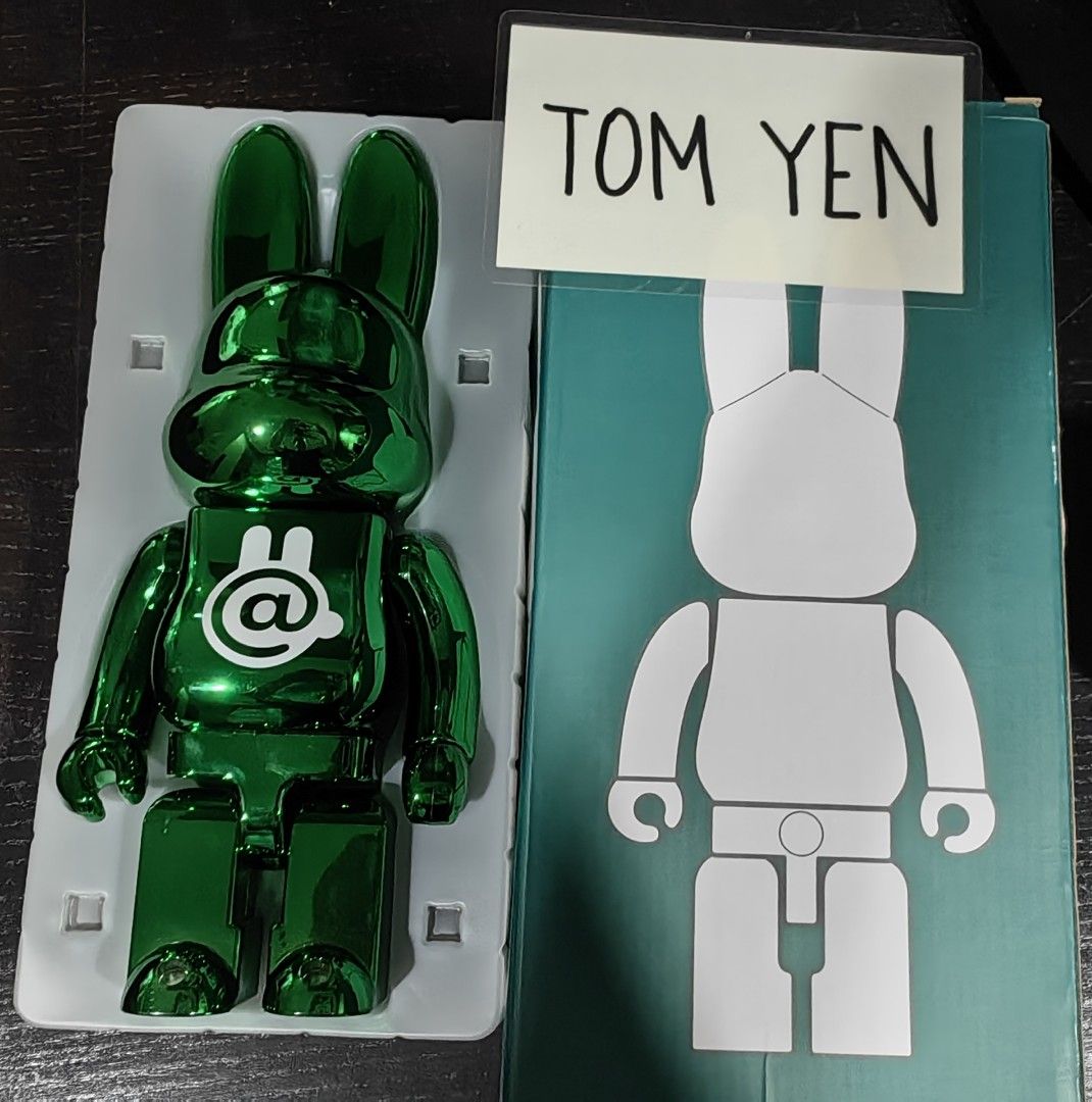 BE@RBRICK CHROME 400% GREEN
