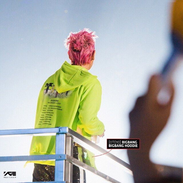 BIGBANG Made Hoodie Neon Green (Size M), Hobbies & Toys