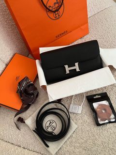 BNIB 🦄 HERMÈS Constance To-Go in Black Epsom PHW Authentic Hermes woc