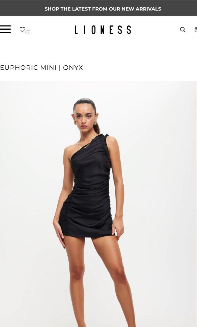Onyx Euphoric Mini Dress