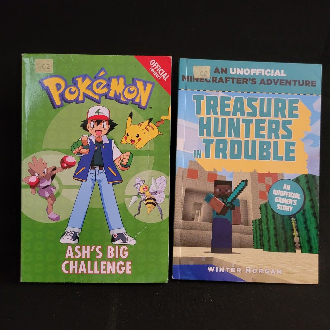 Bundle books pokemon and minecraft book (Category: Children's Books) located in Pasig City. Submitted by samnok_toys_ph (Listing ID 1197183701, Image 1). Description: 250 each preloved books gcash loc cainta and makati.