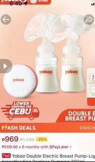 BUNDLE TAKE ALL yoboo real bubee manual electric breast baby infant