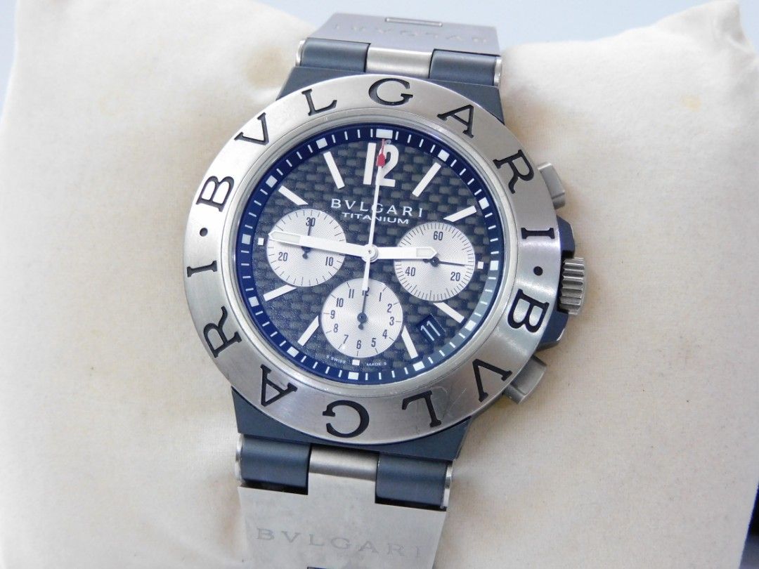 Bvlgari titanium chronograph sale