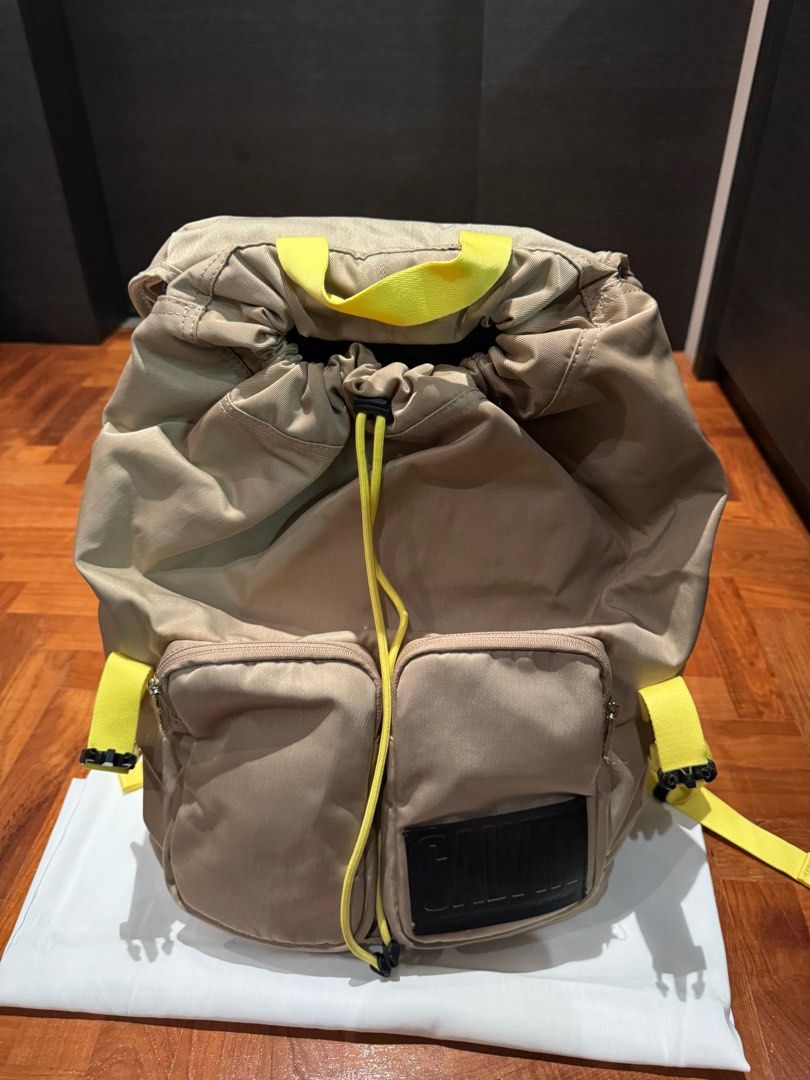 Calvin klein yellow backpack discount