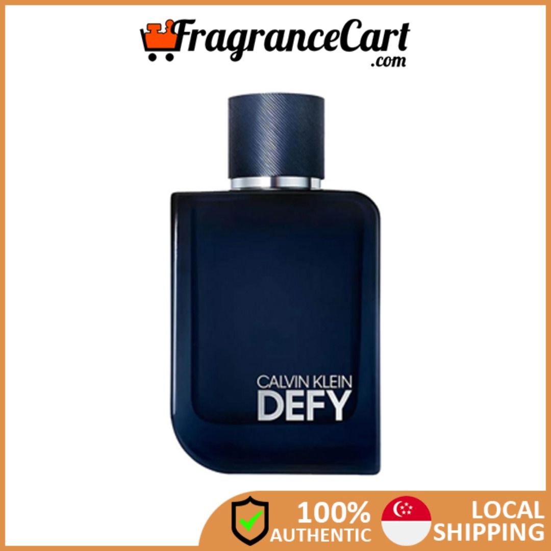 Calvin Klein Defy Parfum for Men (100ml) [Brand New 100% Authentic Perfume  FragranceCart] Eau de Parfum CK Man Dark Blue, Beauty & Personal Care,  Fragrance & Deodorants on Carousell