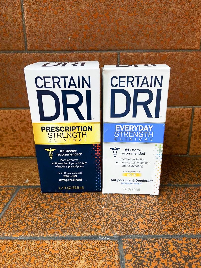 CERTAIN DRI Prescription Strength Clinical Antiperspirant Roll On 1 20