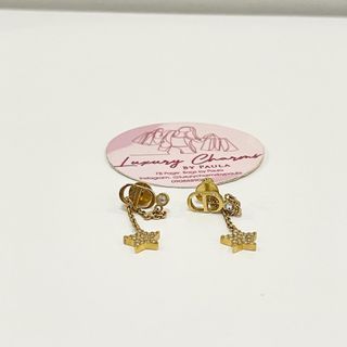 Christian Dior Earrings CD Dangling Star