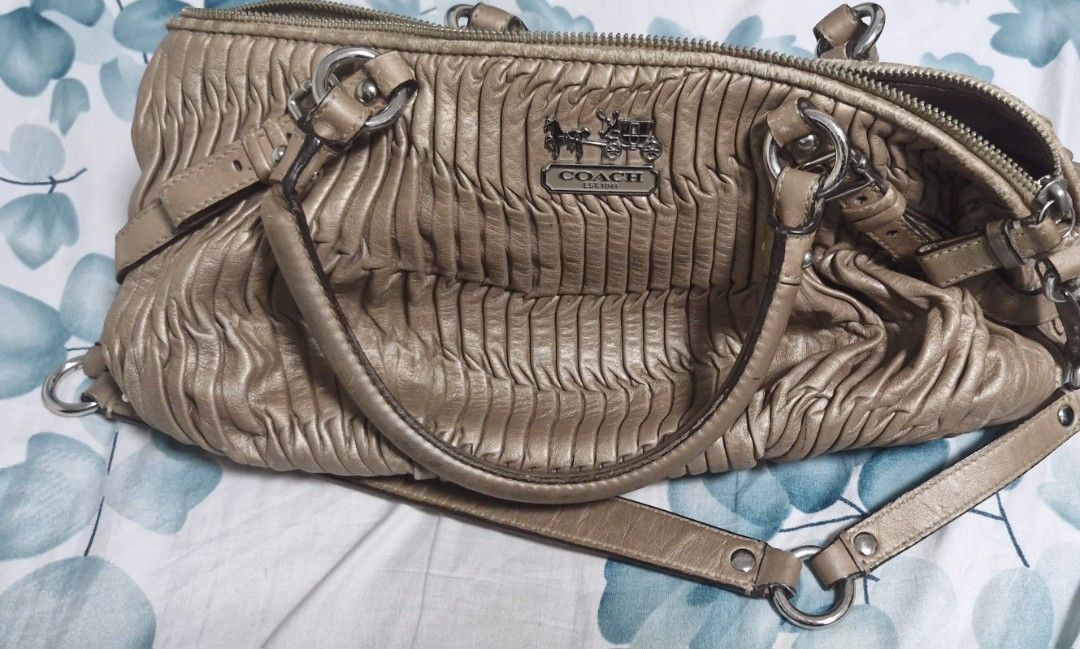 COACH 15942 MADISON GATHERED LEATHER 2WAY BAG, Women 