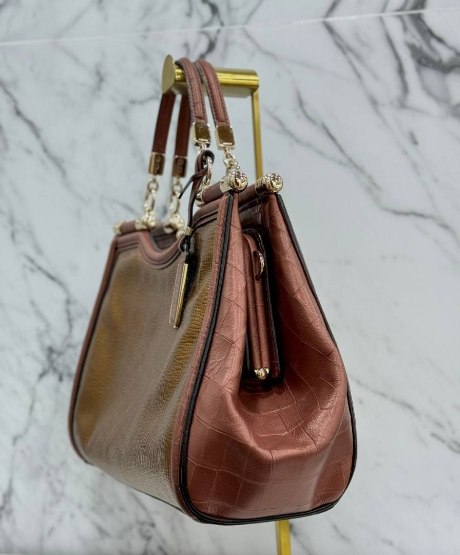 COACH KISSLOCK SADDLE DREAMER BAG WITH STRAP