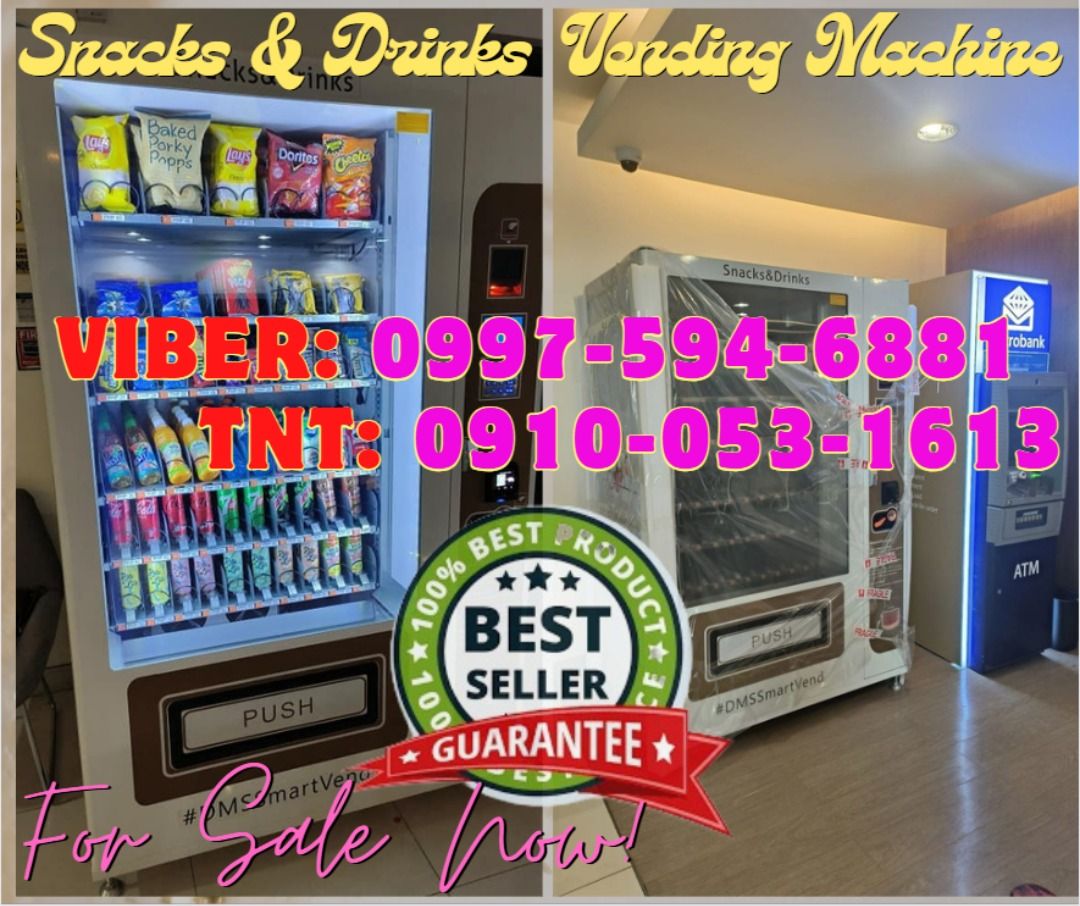 Cooling Vending Machine Automatic Combo (Category: Refrigerators and Freezers) located in Caloocan City. Submitted by ayabheldiane-20162 (Listing ID 1293623671, Image 1). Description: 🌏 We Can Deliver Nationwide 👉 AP Cargo, LBC, Lalamove & etc. 📣 Self-service Automatic Snack and Drinks Vending Machine Price: 315,000 Specification: 1) Color: White 2) Dimension:1920x1220x855mm Weight:350KGS 3) With refrigerating unit 4) Capacity:300-500 piece,6 