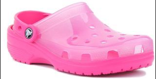 Crocs Translucent Clog In Pink