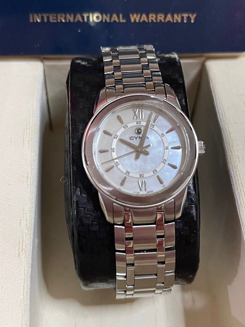 CYMA Swiss Classic Stainless Steel Women Watch Luxury Watches on Carousell