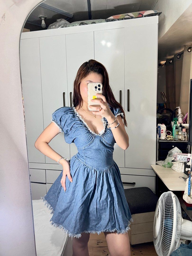 Denim Fairy Dress (Category: Dresses) located in Rizal. Submitted by rrbbmm (Listing ID 1293728879, Image 3). Description: Rare denim fairy dress, original price is double .