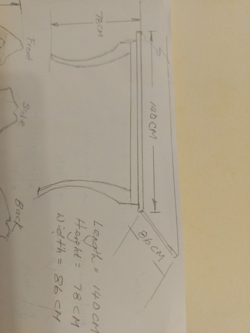 Dining Table solid wood (Category: Tables & Sets) located in Singapore. Submitted by bonjournihao (Listing ID 1293673327, Image 3). Description: Well used solid wood dining table to let go due to shifting. Buyer to arrange own transportation.