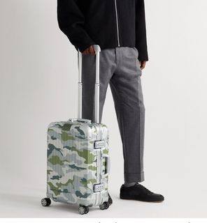 Dior Rimowa Camouflage Aluminum Suitcase / Carry on