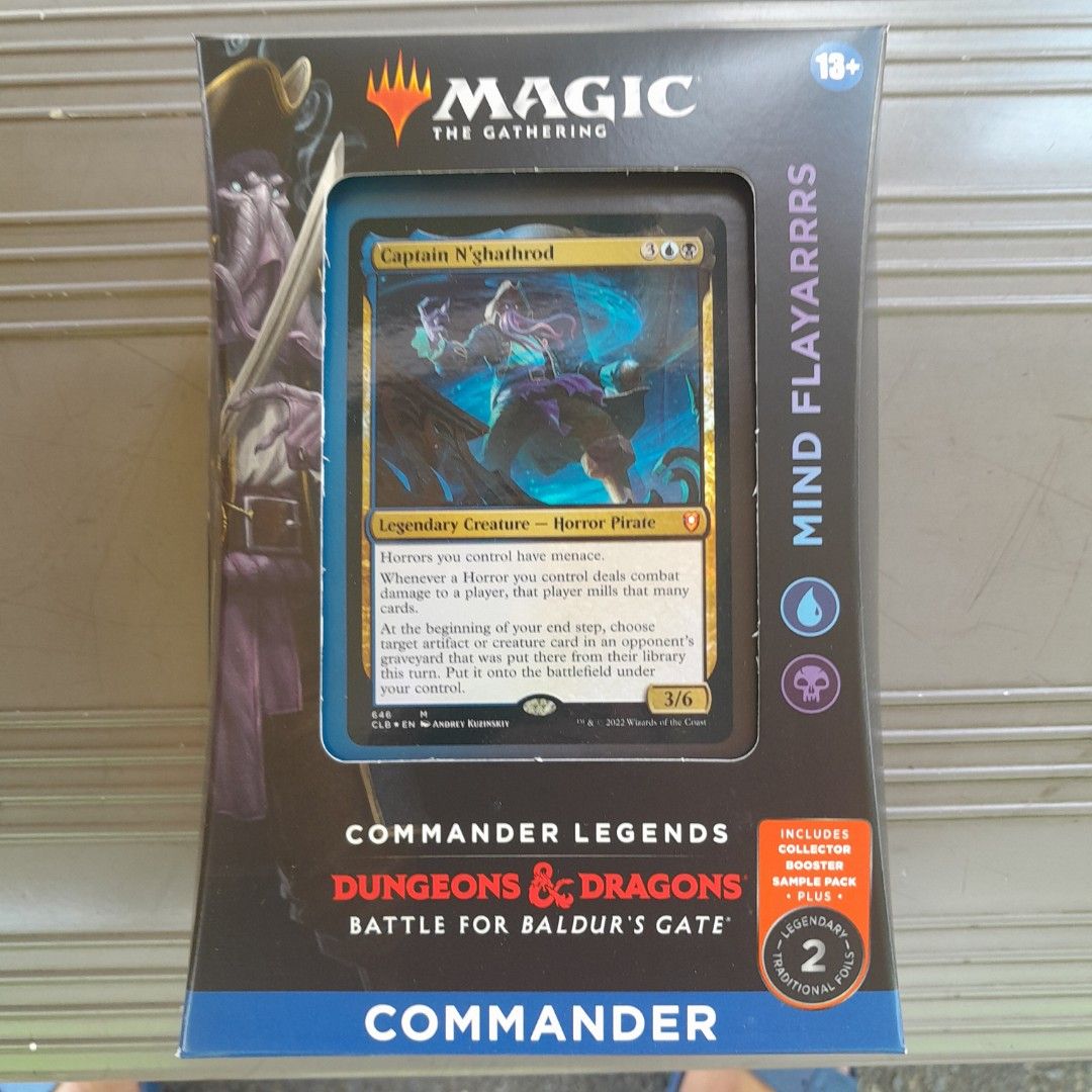 Dungeons and Dragons Battle for Baldur's Gate Mind Flayarrrs Commander Precon Sealed MTG, Hobbies & Toys, Toys & Games on Carousell Dungeons and Dragons Battle for Baldur's Gate Mind Flayarrrs Commander Precon Sealed MTG, Hobbies & Toys, Toys & Games on Carousell