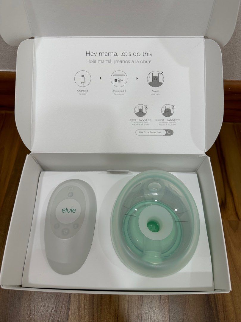 Elvie Stride Hospital-Grade App-Controlled Breast Pump , Hands-Free  Wearable Ultra-Quiet Electric Breast Pump with 2-Modes 10-Settings & 5oz  Capacity