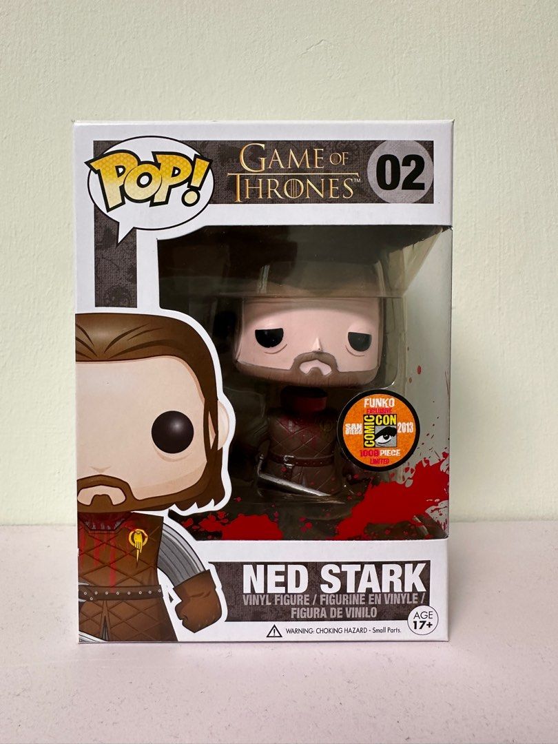 Funko Pop Game of Thrones Headless Ned Stark 2013 SDCC LE of 1008