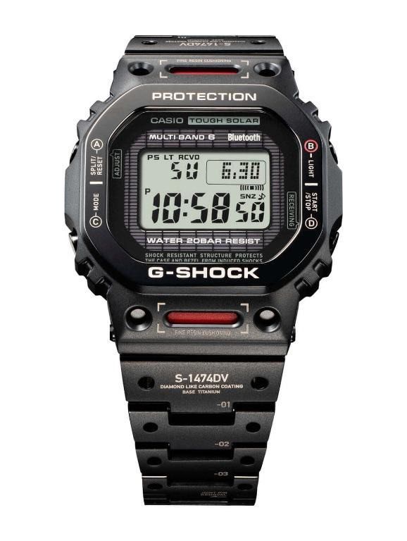 G-Shock GMW5000 同款機甲風Titanium Case Mod鈦金屬殼代用G-SHOCK 鈦 