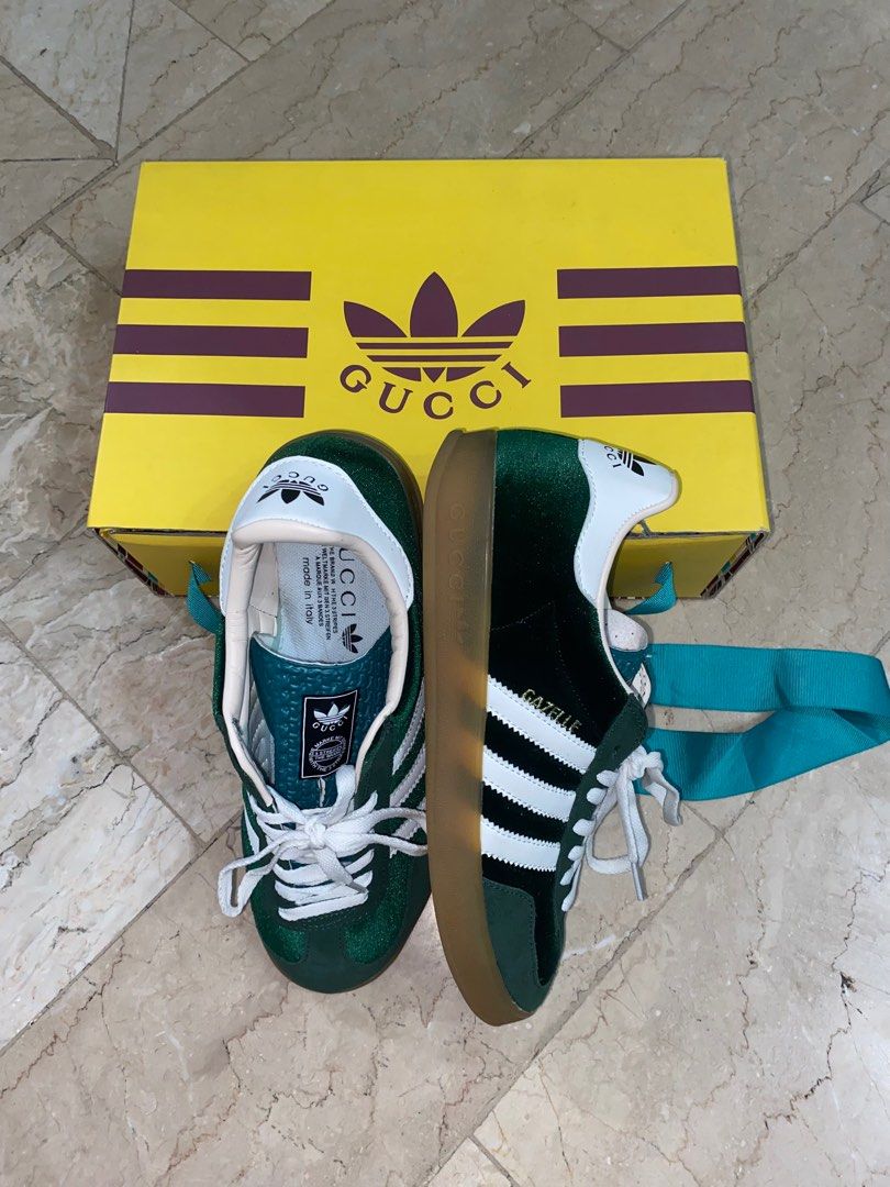 Adidas green sale velvet sneakers