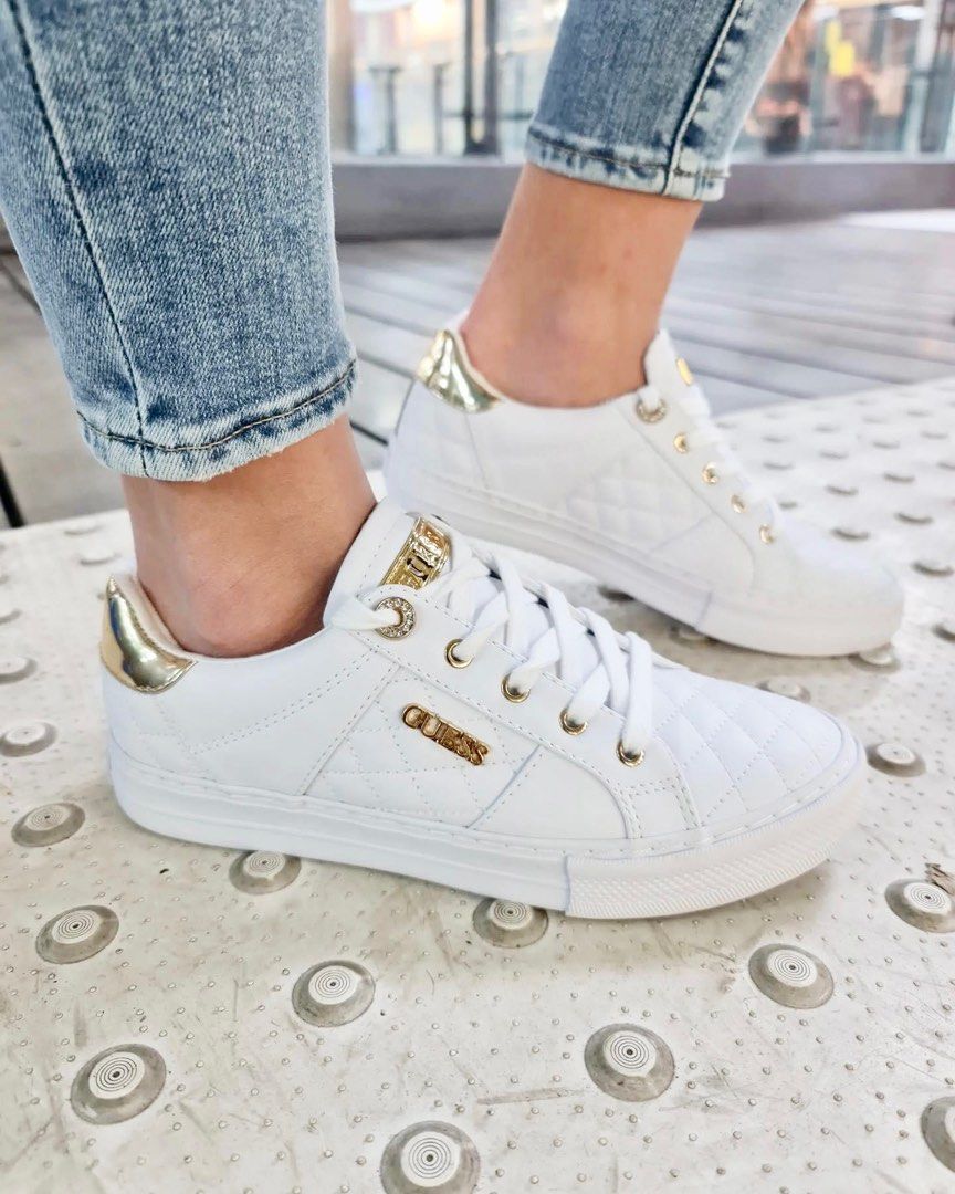 Guess shoes women white cheap