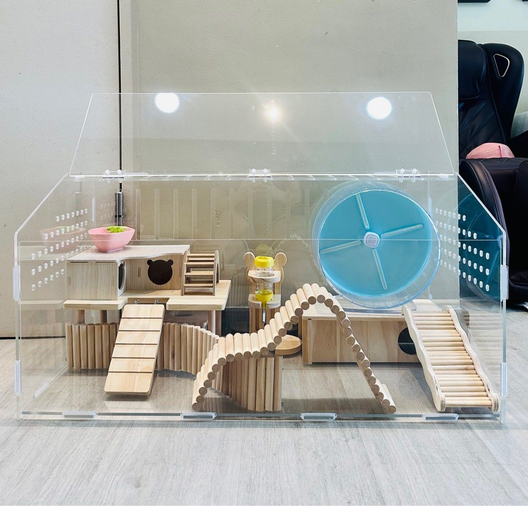 Hamster cage divider sale