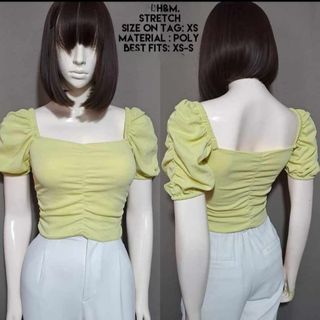 H&m yellow top
