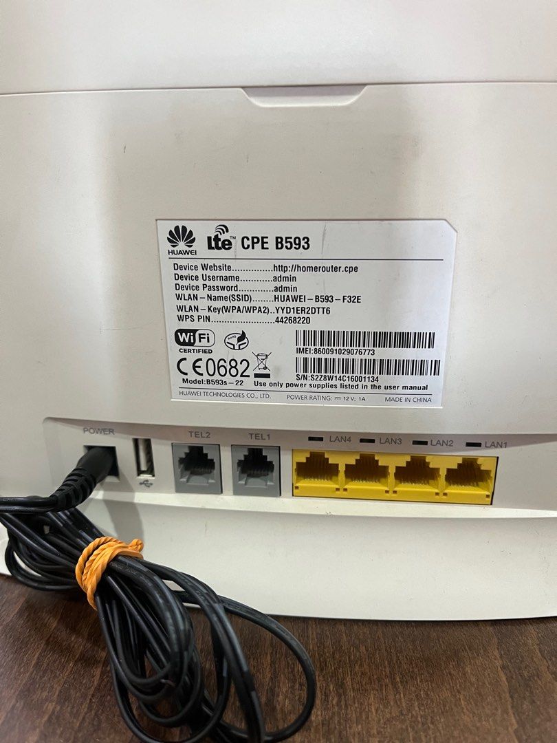 Huawei B593 4G LTE Modem Router, Computers & Tech, Office & Business ...