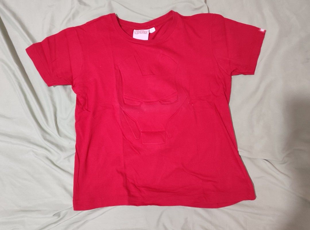 Ironman Kids Red Shirt (Category: Babies & Kids Fashion) located in Las Pinas. Submitted by chelhq (Listing ID 1293670249, Image 1). Description: marvel avengers ironman shirt barely used bright red in person color rate: 9.5/10 with embossed Ironman detail red plain shirt size 10 tag (may fit 7-10yo).