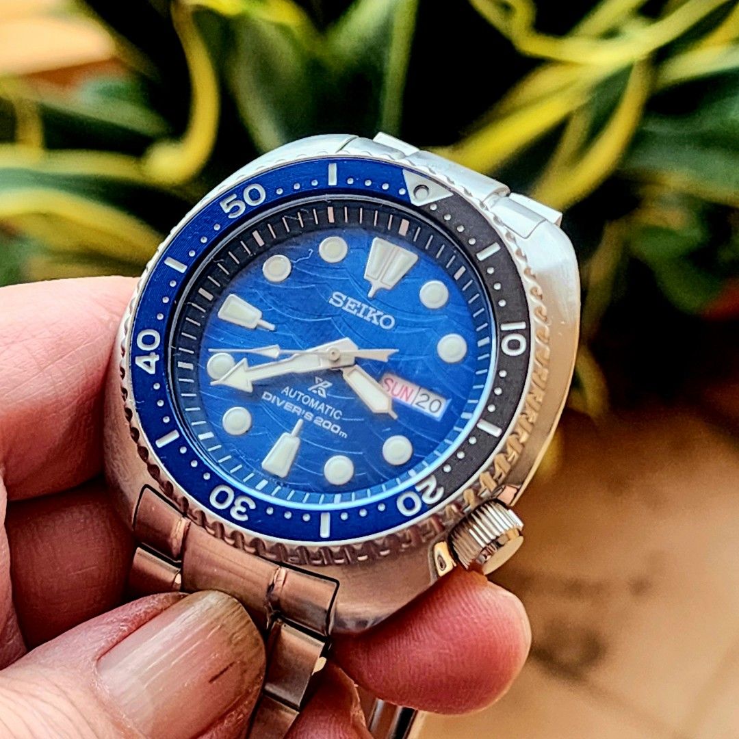 Seiko Srpd21 Seiko Save The Ocean Turtle Great White Shark Jam