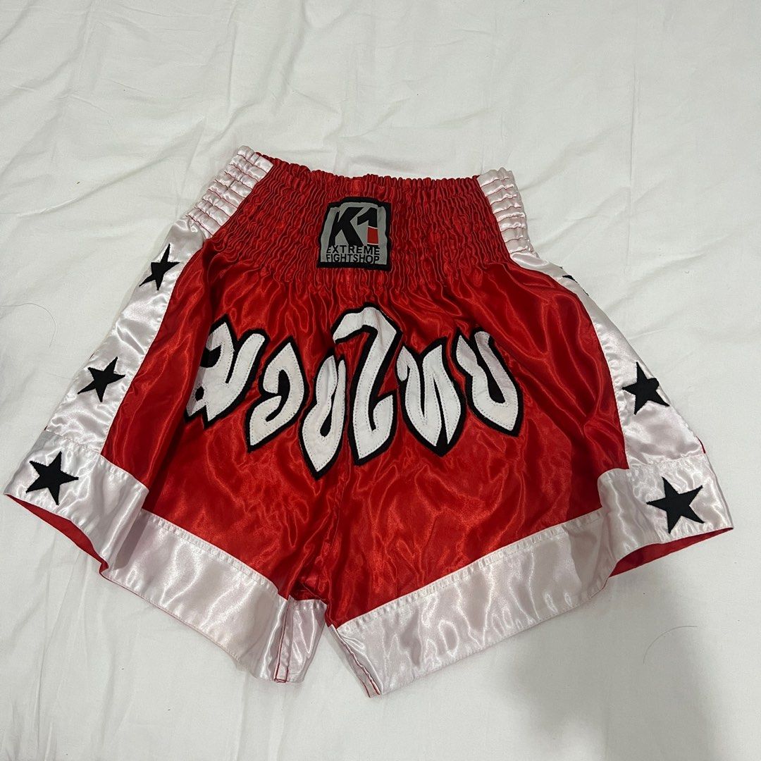 K1 muay thai / boxing shorts (Category: Combat Sports) located in Manila. Submitted by vingtdeux (Listing ID 1293556175, Image 1). Description: Tag xl like new.