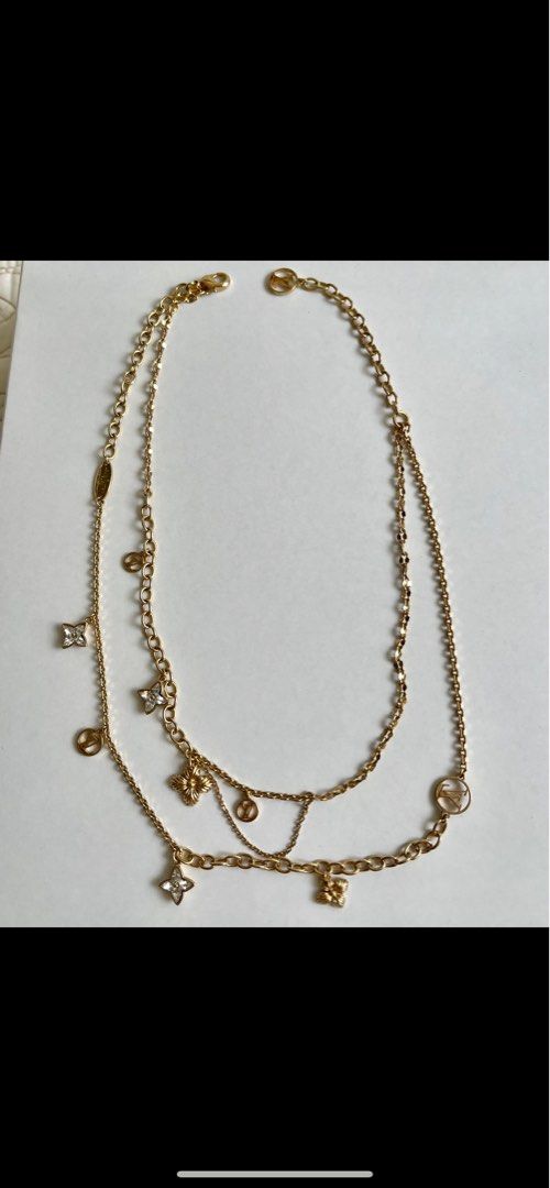 Layered Choker Necklace - Rhinestone Necklace - 14k Gold Necklace - Lulus
