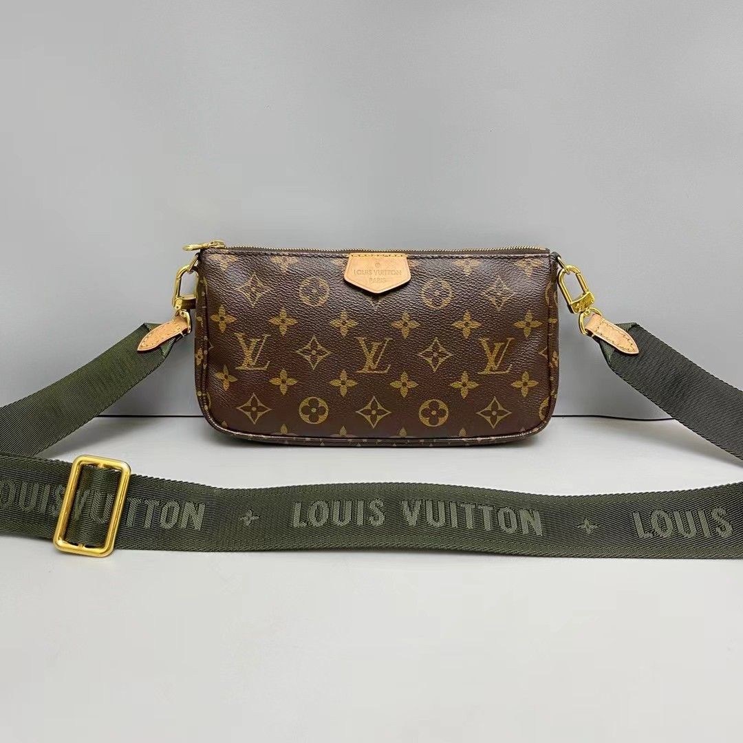 Louis Vuitton Multi Pochette Accessoires Monogram Khaki