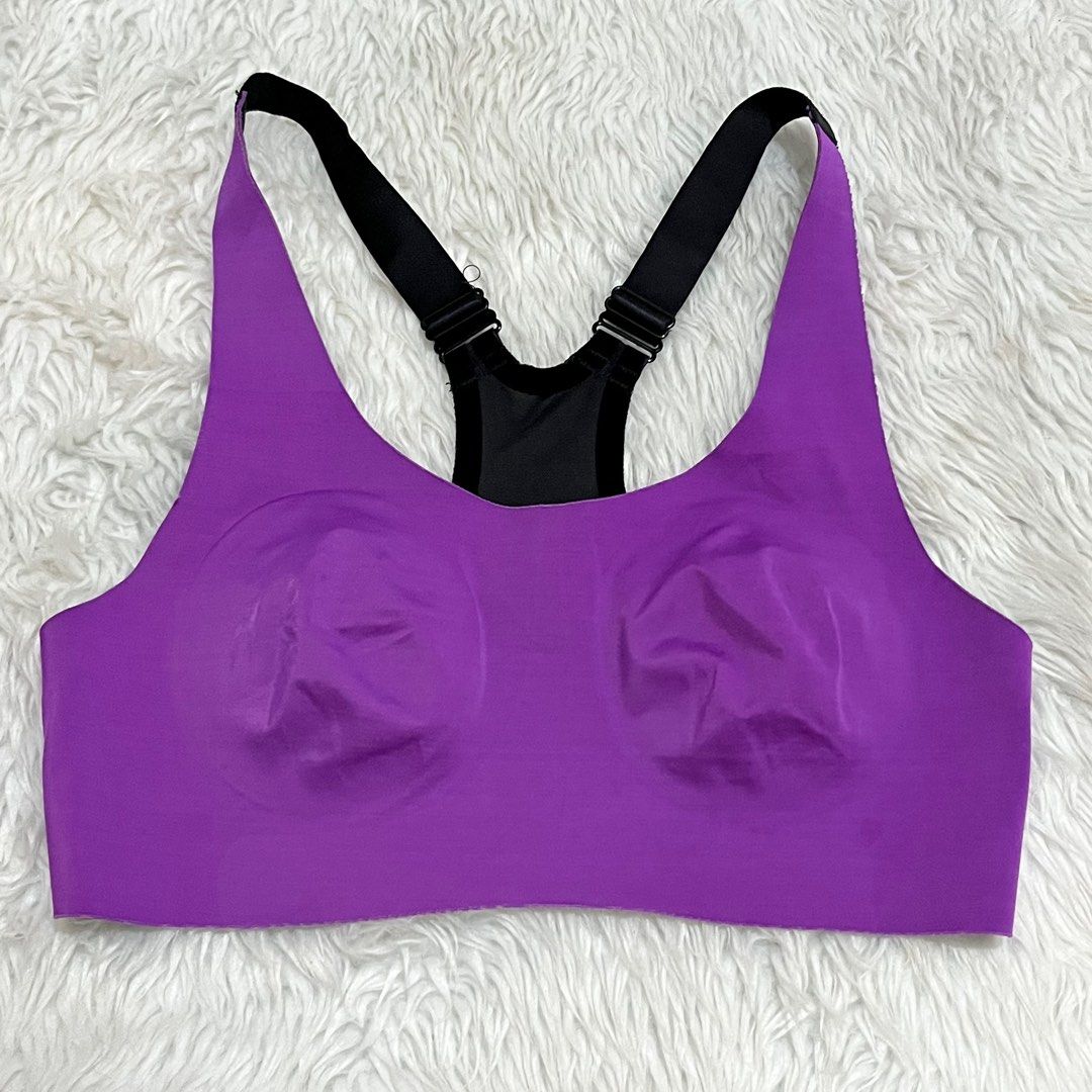 Port De Bras purple sports bra, Women's Fashion, Activewear on Carousell