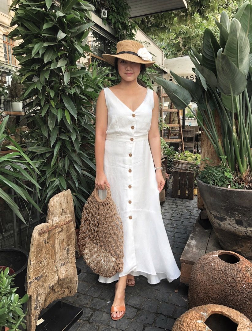 knee length dresses for ladies Mango Long Sleeve Maxi
