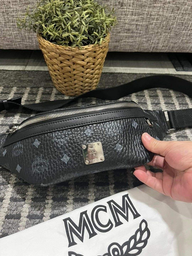 MCM Bumbag (Category: Luxury Bags & Wallets) located in Manila. Submitted by bagislifeshop (Listing ID 1293717082, Image 2). Description: 100% Authentic MCM Bumbag Condition 8.5/10 Comes with Dustbag .