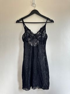 mesh lingerie dress