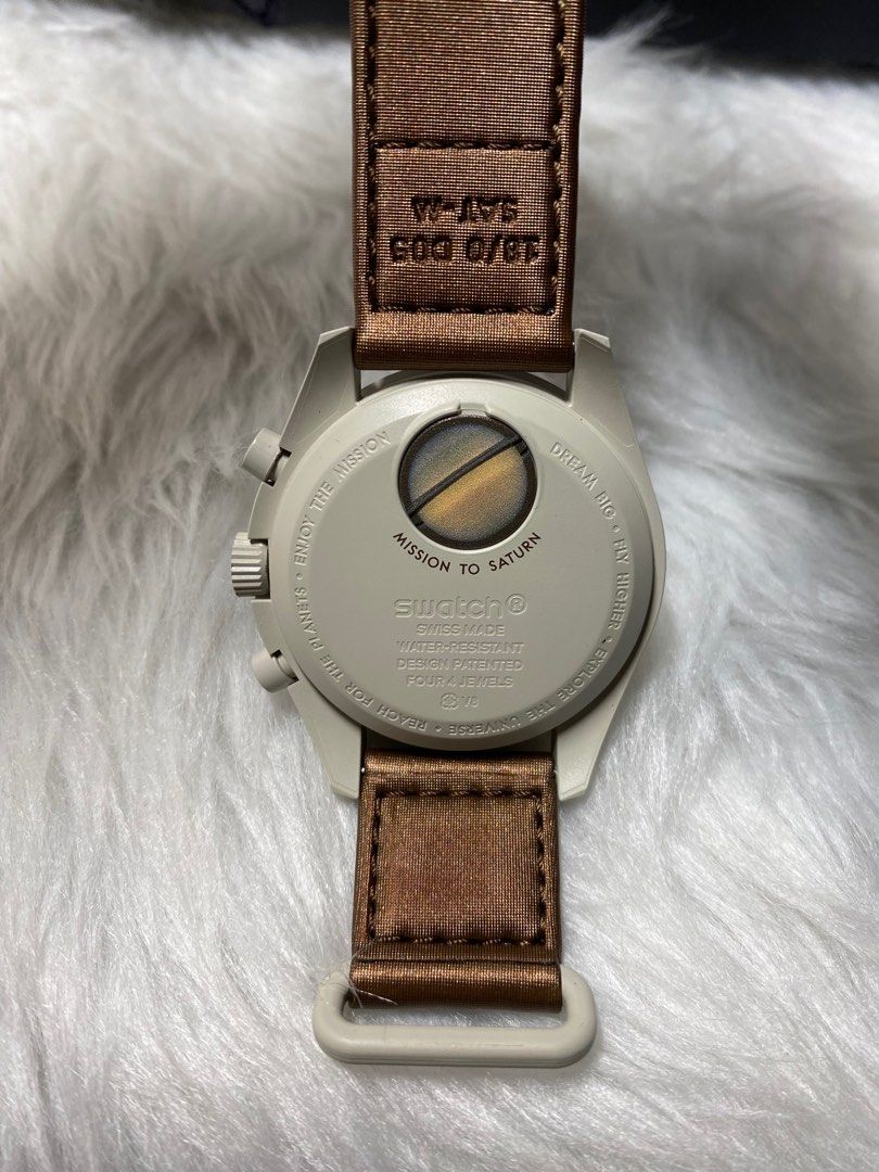 MOONSWATCH SATURN (Category: Luxury Watches) located in Muntinlupa City. Submitted by joanjoya (Listing ID 1293567997, Image 3). Description: Moonswatch OMEGA X SWATCH MISSION TO SATURN SWITZERLAND RELEASE BOUGHT IN GENEVA, SWITZERLAND COMPLETE SET BRANDNEW AND 💯 ORIGINAL READY TO SHIP or MEET UP(Alabang area) For sure buyer only PM FOR DETAILS #moonswatch #moonswatchph #moon #swatchph #missiontomoon #missiontomoonph #missiontomoon.