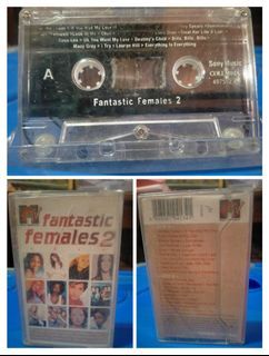 MTV - Fantastic Females 2 Cassette Tape | Girl Band Collectible | for Collector | Casette Album | Jennifer Lopez, Britney Spears, Celine Dion, and MORE!