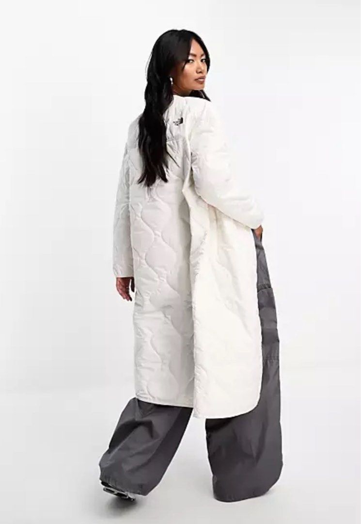North Face quilted longline jacket Women s Fashion Coats