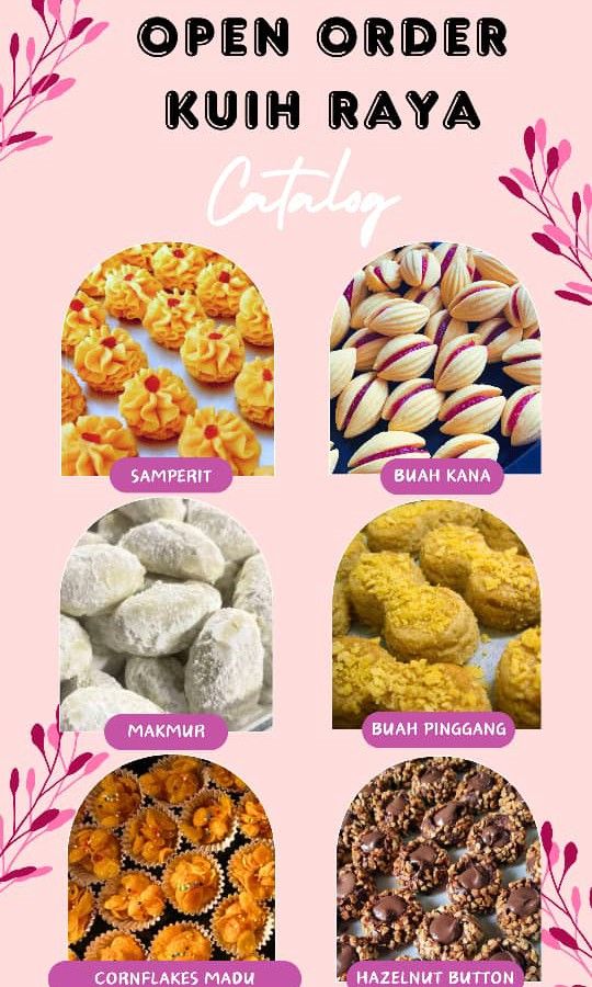 Open Order Kuih Raya Murah, Food & Drinks, Homemade Bakes on Carousell