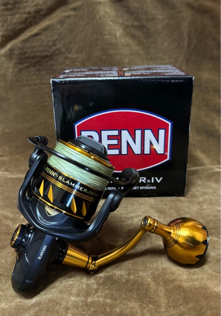PENN SLAMMER IV-4 SPINNING 3500, Sports Equipment, Fishing on