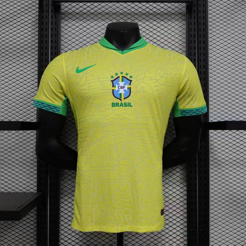 [Player Version] Brazil Copa America 2024 Jerseys, Men's Fashion, Tops