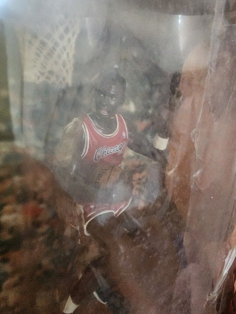 Pro Shots Upper Deck Michael Jordan 1985 Slam Dunk Contest (Category: Vintage Collectibles) located in Manila. Submitted by docluffy (Listing ID 1293696710, Image 2). Description: Pro Shots Upper Deck Michael Jordan Sports Action Figures 1985 Slam Dunk Contest MISB with plastic cover WYSIWYG MOP: BDO SHIPPING via LBC Location: Batangas City Scheduled meetups every Friday: Greenhills Shopping Center.