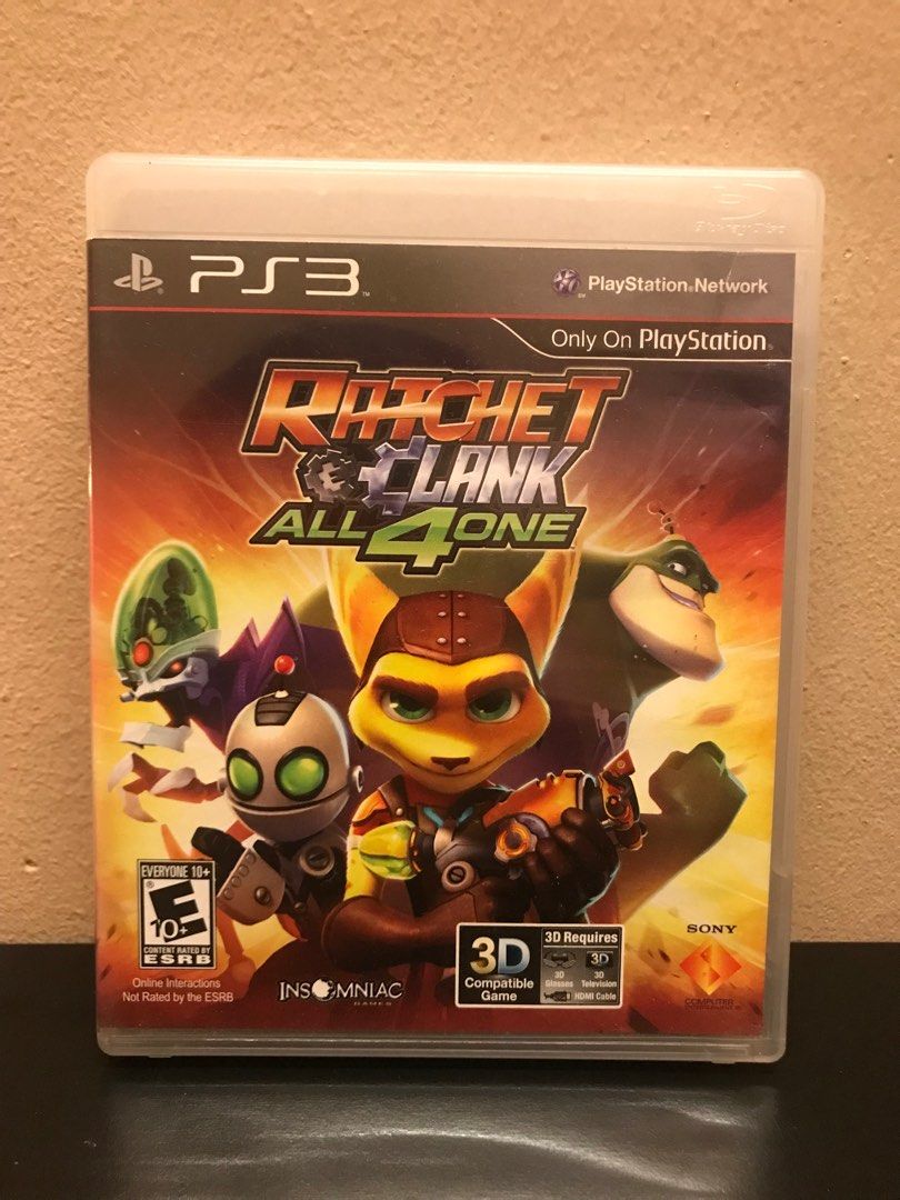 Ps3 Game Ratchet & Clank All 4 One, Video Gaming, Video Games, PlayStation  on Carousell