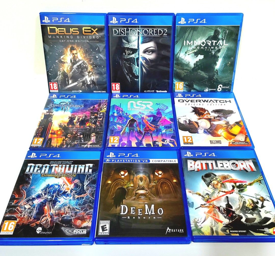 PS4 Game 9 Pcs RM199 Only
