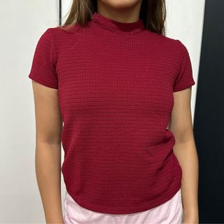 Red Turtle Nech Shirt/Blouse