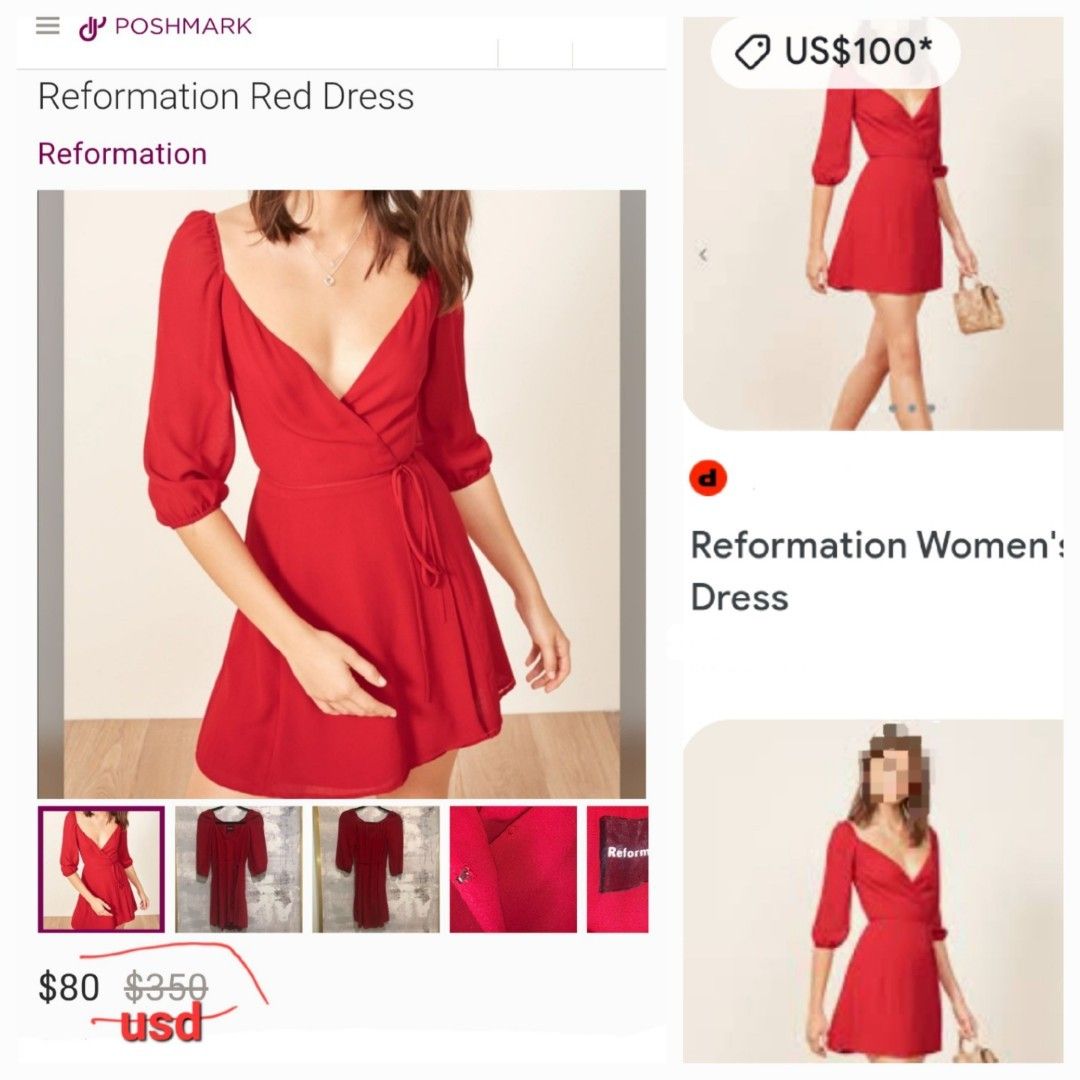 Reformation eveleigh dress top