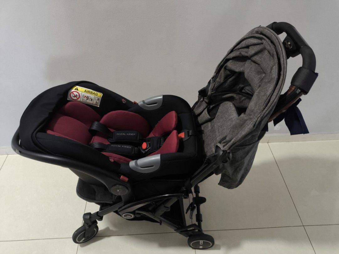 Royal Kiddy London stroller Air Transporter Xtra Rear facing infant Serene seat